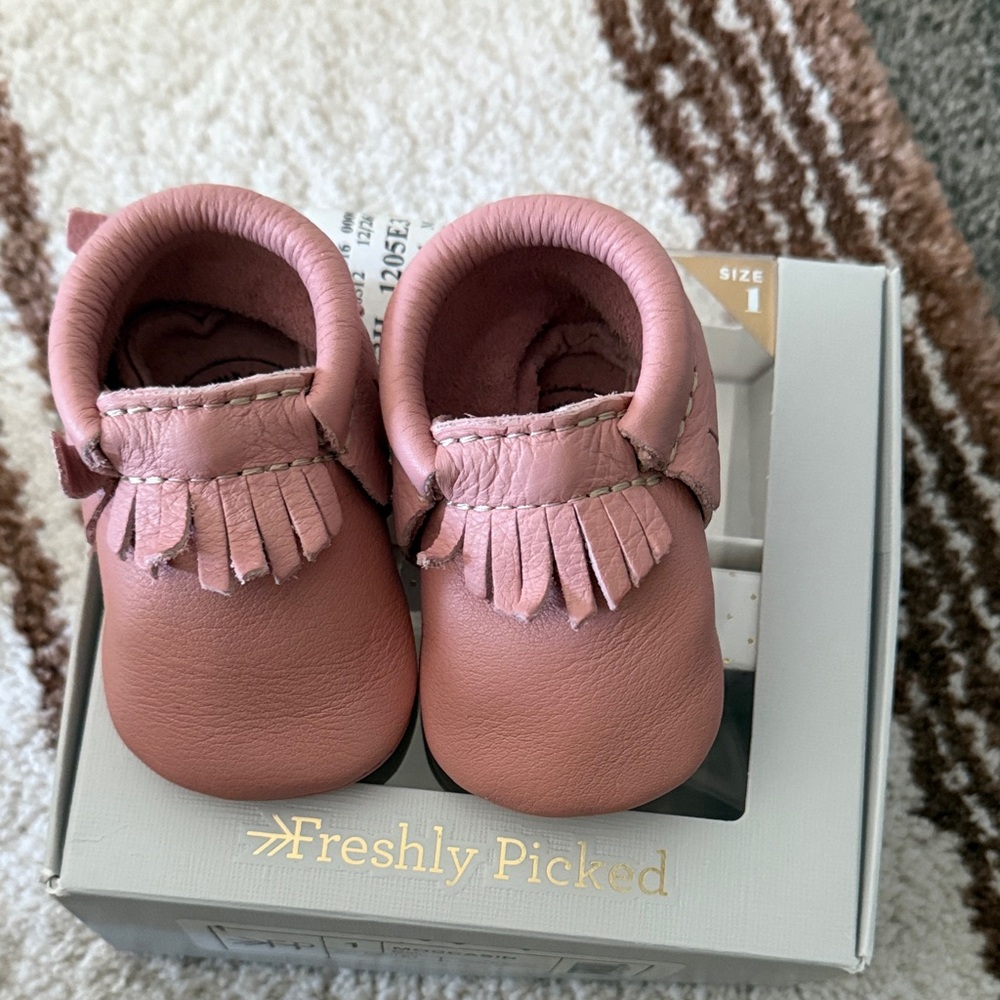 Freshly Picked Blush Moccasins